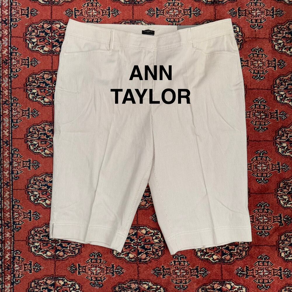 Ann Taylor Signature BNWT 18 Cropped‎ Leg - Women's SUMMER Pants